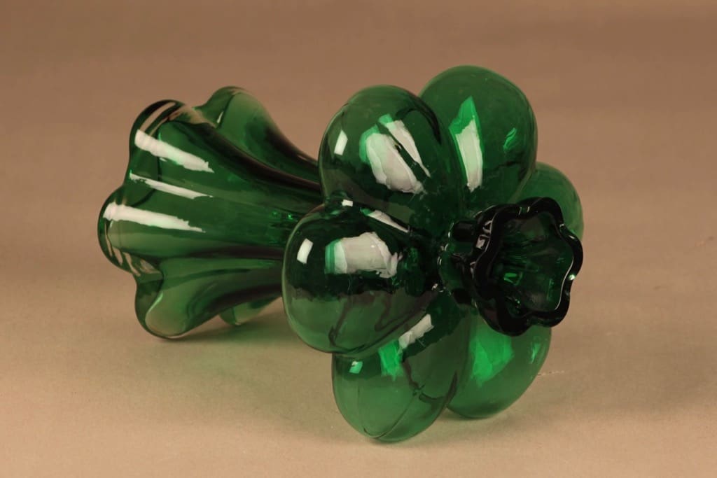 Riihimäen lasi Päivänkukka maljakko, suuri, suunnittelija Helena Tynell, suuri kuva 2