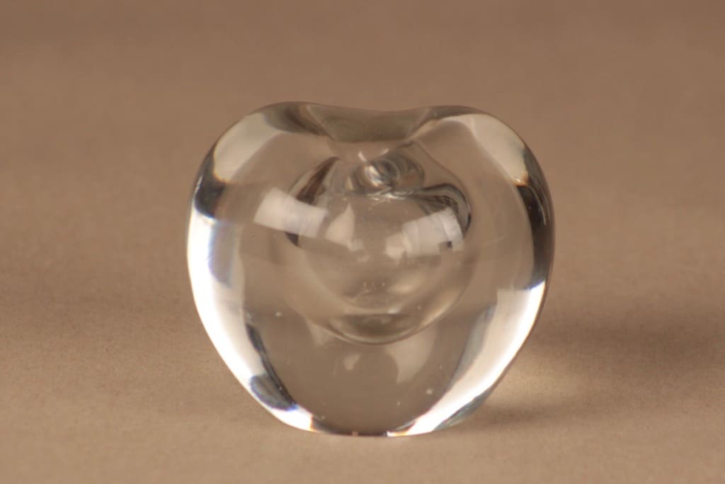 Iittala Sydän taide-esine, kirkas, suunnittelija Timo Sarpaneva,