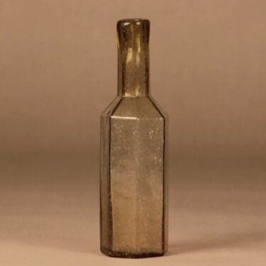 Nuutajärvi Puteli koristepullo, vaaleanvihreä, suunnittelija Oiva Toikka,