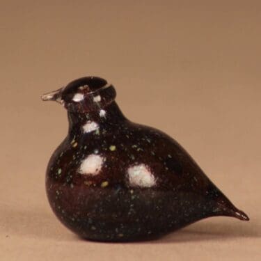 Nuutajärvi lintu , Hippiäinen, suunnittelija Oiva Toikka, Hippiäinen, signeerattu