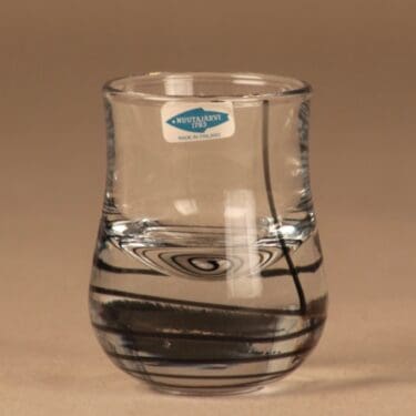 Nuutajärvi Shell taidelasi, signeerattu, suunnittelija Oiva Toikka, signeerattu, Tilaustyö Shell OY:lle