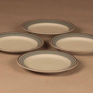 Arabia Kuru lautanen, 16.5 cm, suunnittelija tuntematon, 16.5 cm, raitakoriste