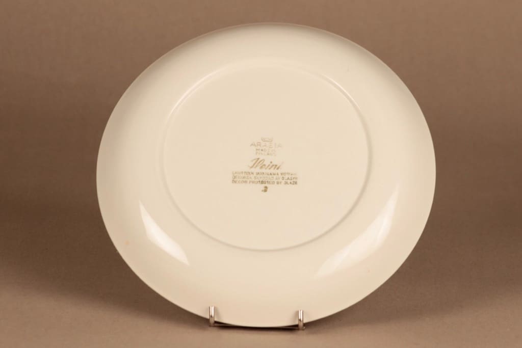 Arabia Heini plate 23.5 cm designer Raija Uosikkinen 3