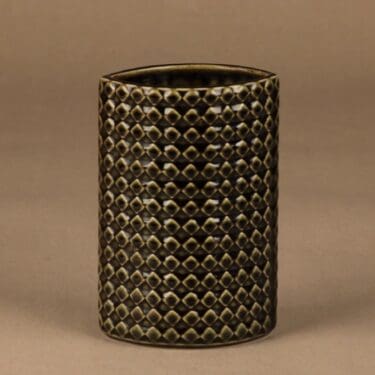 Arabia Harlekiini maljakko, vihreä, suunnittelija , abstrakti