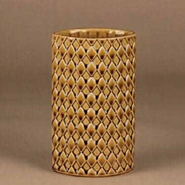 Arabia Harlekiini maljakko, beige, suunnittelija , abstrakti