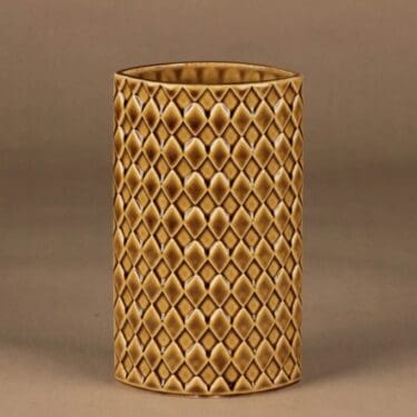 Arabia Harlekiini maljakko, beige, suunnittelija , abstrakti