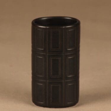 Arabia 400/1 maljakko, tummanruskea, suunnittelija , abstrakti