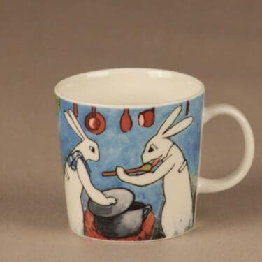 Arabia Teema pupumuki, Sopankeittäjäpuput, suunnittelija Heljä Liukko-Sundström, Sopankeittäjäpuput, pupu, jänis