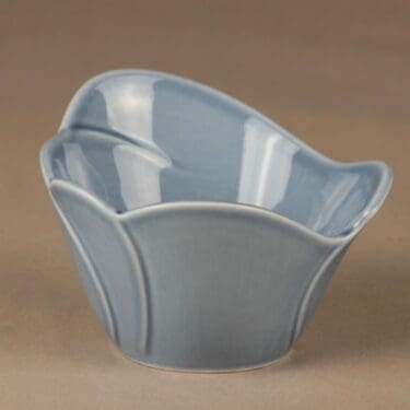 Arabia Tuuli jälkiruokakulho, vaaleansininen, suunnittelija Heljä Liukko-Sundström, moderni