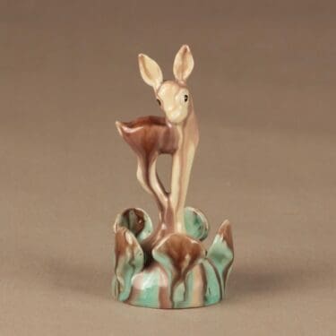 Kupittaan savi figuuri, Bambi, suunnittelija , Bambi, signeerattu