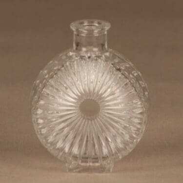 Riihimäen lasi Aurinkopullo bottle clear, size ¼ designer Helena Tynell