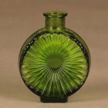 Riihimäen lasi Aurinkopullo decorative bottle, size ¼ designer Helena Tynell
