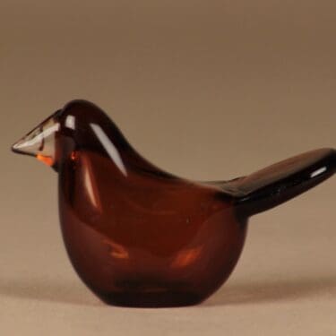 Nuutajärvi lintu , Sieppo, suunnittelija Oiva Toikka, Sieppo, signeerattu