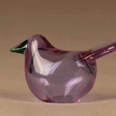 Nuutajärvi lintu , Sieppo, suunnittelija Oiva Toikka, Sieppo, signeerattu