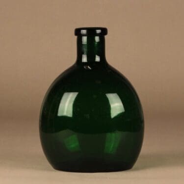 Nuutajärvi Sargasso pullo, signeerattu, suunnittelija Kaj Franck, signeerattu