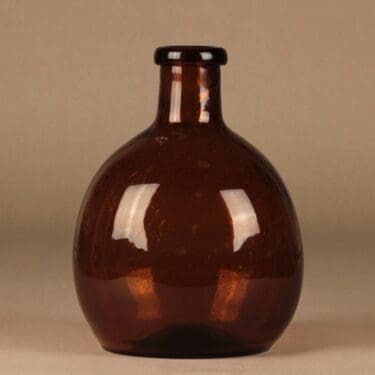 Nuutajärvi Sargasso pullo, signeerattu, suunnittelija Kaj Franck, signeerattu