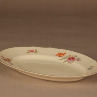 Arabia Kesäkukka tarjoiluvati, monivärinen, suunnittelija Richter Reinhard, kukka