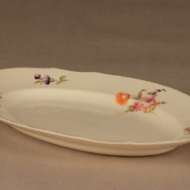 Arabia Kesäkukka tarjoiluvati, monivärinen, suunnittelija Richter Reinhard, kukka