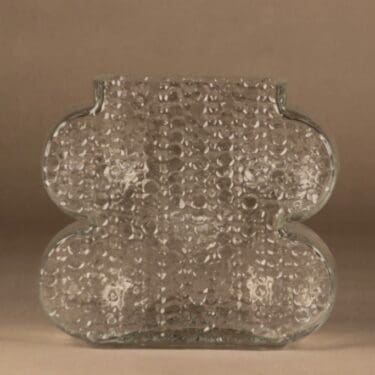 Riihimäen lasi Nebulosa maljakko, kirkas, suunnittelija Nanny Still,