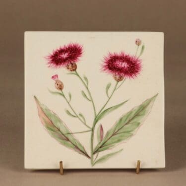 Arabia seinälaatta, Ahdekaunokki, suunnittelija , Ahdekaunokki