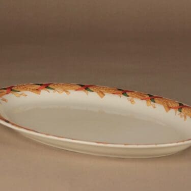 Arabia Santa Arctica tarjoiluvati, kulta, vihreä, punainen, suunnittelija , lyhde, joulu