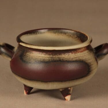 Arabia BH ruukku, ruskea, suunnittelija Brita Heilimo,