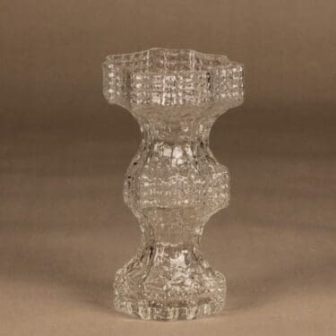 Riihimäen lasi Fantasma maljakko, kirkas, suunnittelija Esteri Tomula,