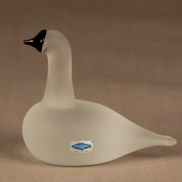 Nuutajärvi lintu , Lumihanhi, suunnittelija , Lumihanhi, signeerattu