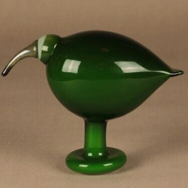 Iittala lintu , Ibis, suunnittelija Oiva Toikka, Ibis, signeerattu
