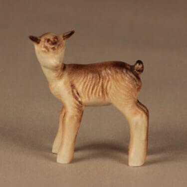 Arabia figuuri, Lammas, suunnittelija Lea von Mickwitz, Lammas, käsinmaalattu