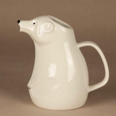 Riihimäen lasi Tellus koristepullo, amber, suunnittelija Erkkitapio Siiroinen,