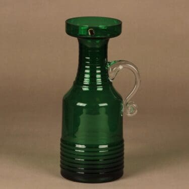 Riihimäen lasi Rosso kaadin, oliivinvihreä, kirkas, suunnittelija ,