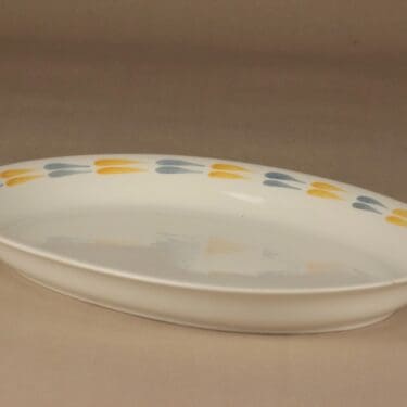 Arabia Tipla serving plate, hand-painted designer Raija Uosikkinen