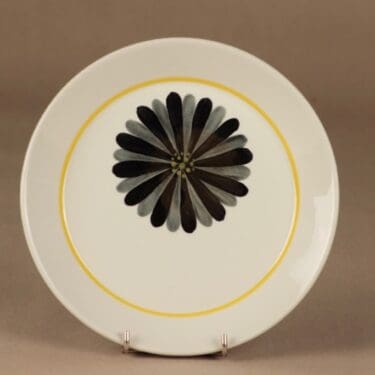 Arabia Lea lautanen, käsinmaalattu, suunnittelija tuntematon, käsinmaalattu, kukka