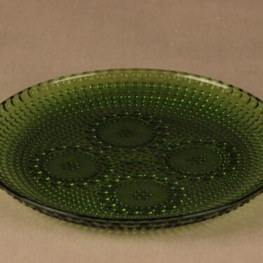 Riihimäen lasi Grapponia tarjoilulautanen, 22.5 cm, suunnittelija Nanny Still, 22.5 cm