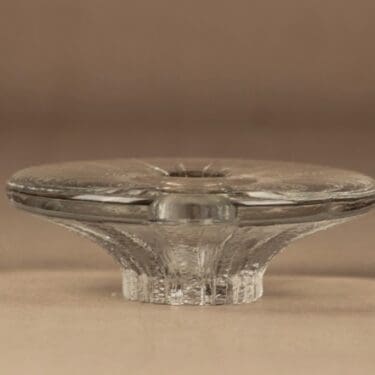 Iittala Bolero kynttilänjalka, kirkas, suunnittelija Tapio Wirkkala,