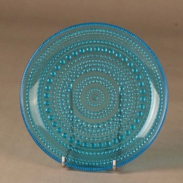 Nuutajärvi Kastehelmi lautanen, 17.5 cm, suunnittelija Oiva Toikka, 17.5 cm