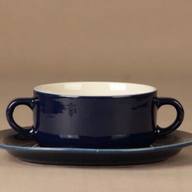 Arabia Kesti liemikulho ja lautanen, 3 dl, suunnittelija Göran Bäck, 3 dl