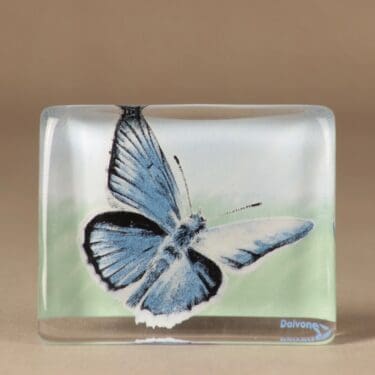 Iittala lasikortti, Perhonen, suunnittelija , Perhonen, tilaustyö