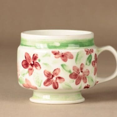 Arabia Purpurijenkka muki, uniikki, suunnittelija Ulla Procope, uniikki, käsinmaalattu, signeerattu