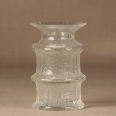 Iittala 3362 taide-esine, signeerattu, suunnittelija Timo Sarpaneva, signeerattu, puumuotti