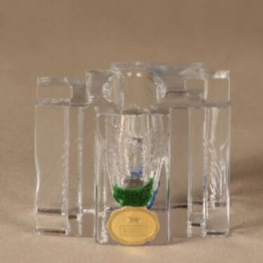 Riihimäen lasi Forest taide-esine, suunnittelija Helena Tynell,