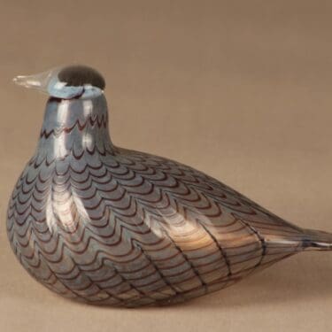 Nuutajärvi lintu , Peltopyy, suunnittelija Oiva Toikka, Peltopyy, signeerattu