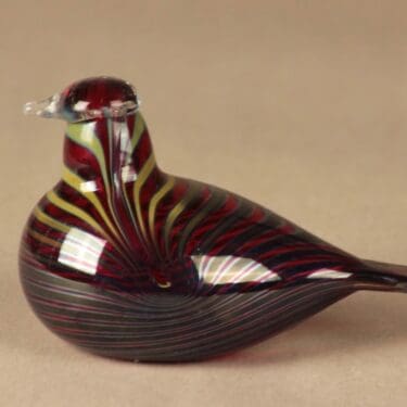 Nuutajärvi lintu , tilaustyö, suunnittelija Oiva Toikka, tilaustyö