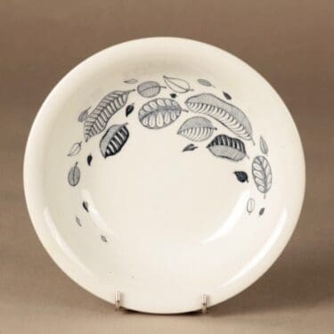 Arabia Syksy lautanen, syvä, suunnittelija Raija Uosikkinen, syvä, lehti