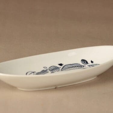 Arabia Syksy sillivati, siniharmaa, valkoinen, suunnittelija Raija Uosikkinen,