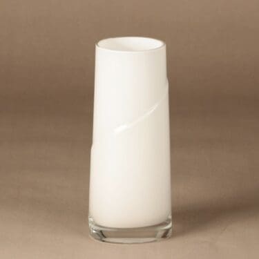 Iittala maljakko, opaali valkoinen, kirkas, suunnittelija ,