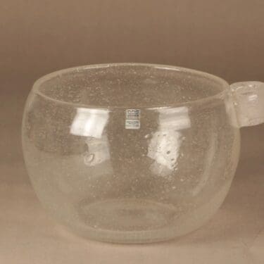 Nuutajärvi Iglu malja, kirkas, suunnittelija Oiva Toikka,