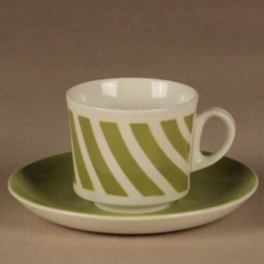 Arabia BR kahvikuppi, vihreä, suunnittelija ,