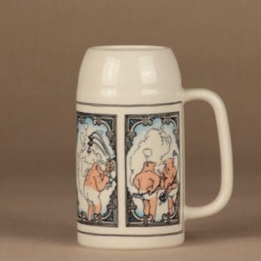 Arabia oluttuoppi, 50 cl, suunnittelija Bosse Österberg, 50 cl